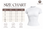 Snatched Fitted Crew Neck T-Shirt for Women – Double-Layer, Buttery Soft, Non See-Through