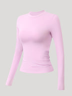 Nylyo second-skin long sleeve top in Pink